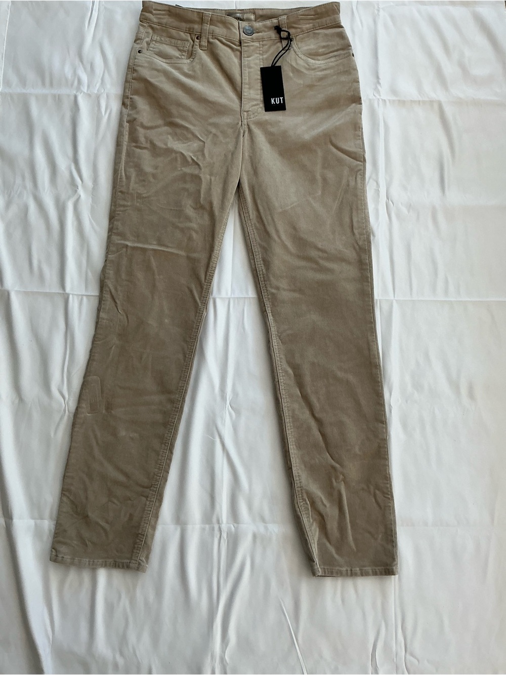 Kut from the Kloth Tan Corduroy Women’s Boyfriend Jeans